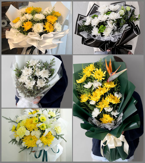 辽宁丹东振兴区西城街道白事花束代送